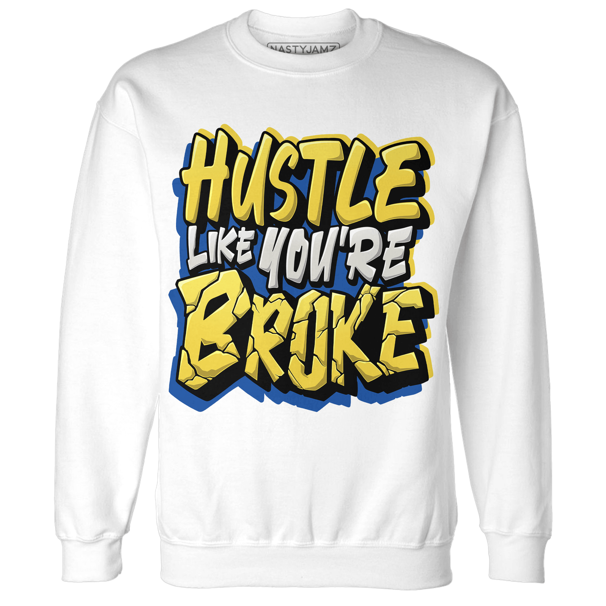 Low OG Canary TVSC 1s Sweatshirt Match Hustle Like Broke - NastyJamz