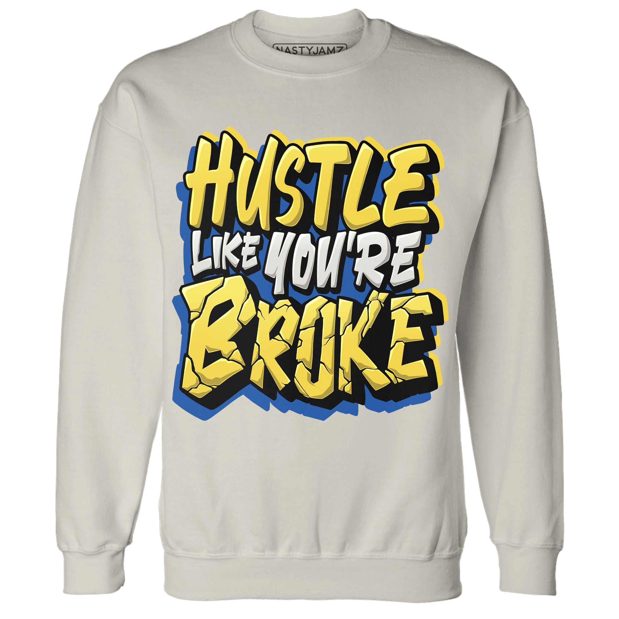 Low OG Canary TVSC 1s Sweatshirt Match Hustle Like Broke - NastyJamz