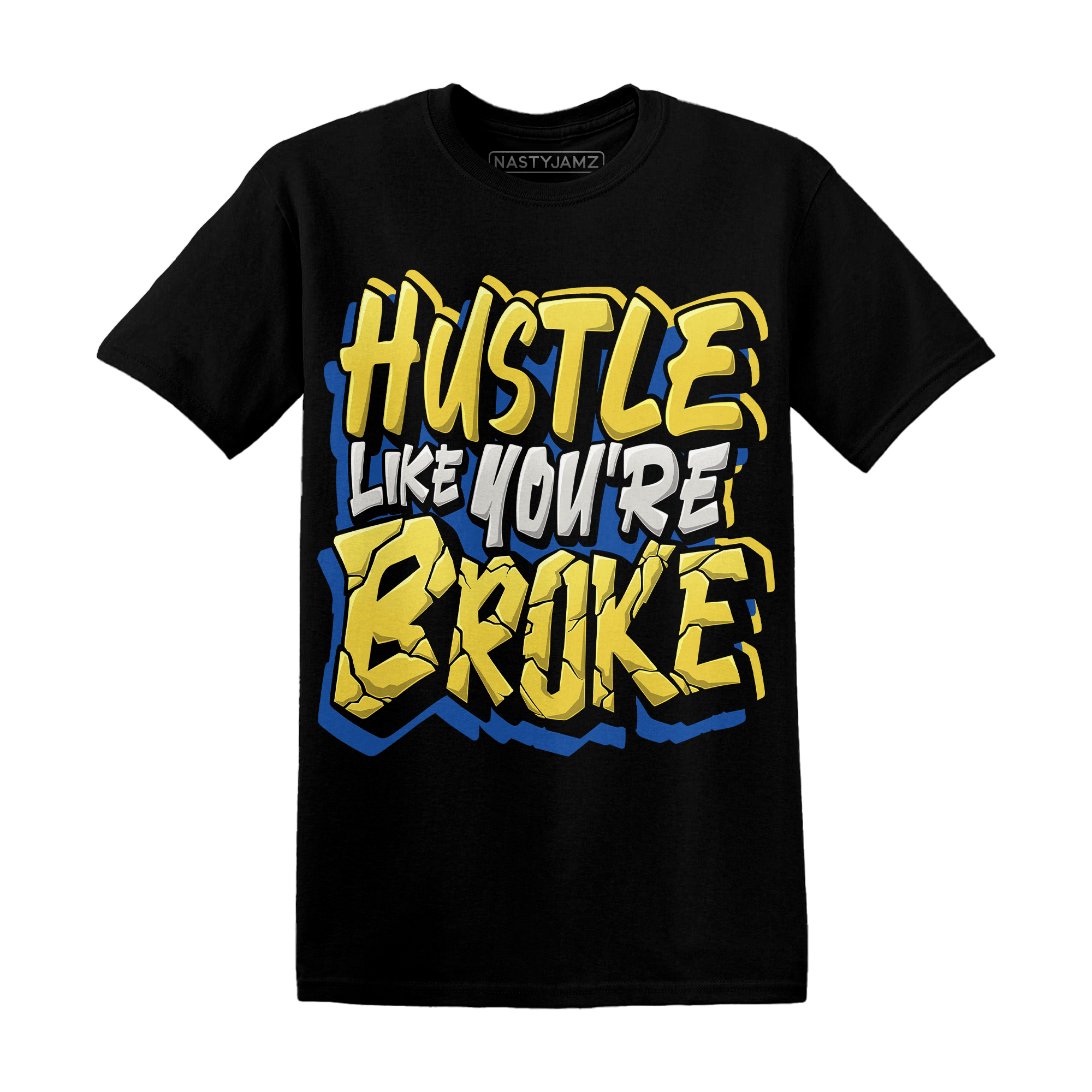 Low OG Canary TVSC 1s T Shirt Match Hustle Like Broke - NastyJamz
