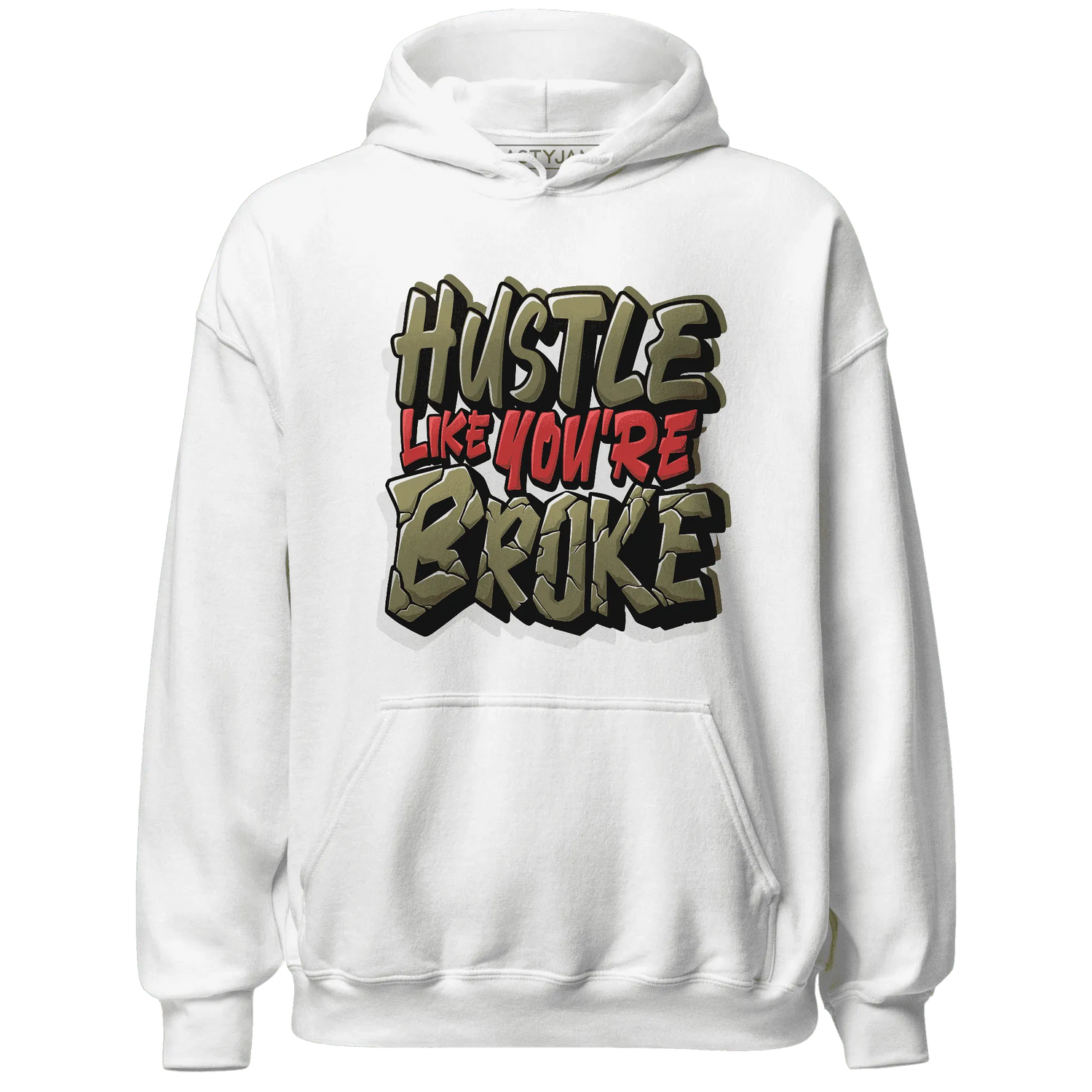 NastyJamz-Medium-Olive-1s-Hoodie-Match-Hustle-Like-Broke