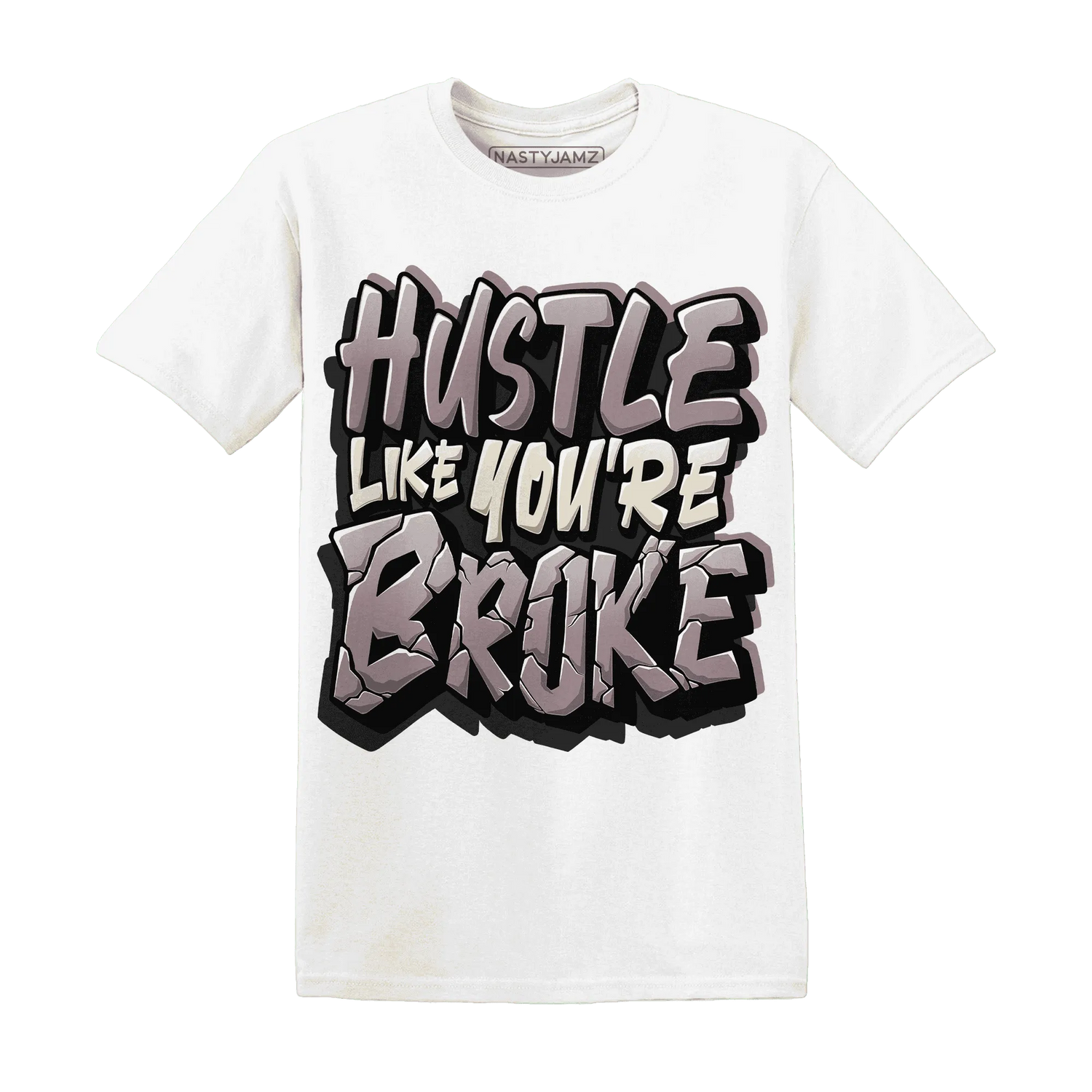 NastyJamz-Black-Violet-Ore-3s-T-Shirt-Match-Hustle-Like-Broke