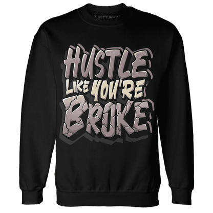 NastyJamz-Black-Violet-Ore-3s-Sweatshirt-Match-Hustle-Like-Broke