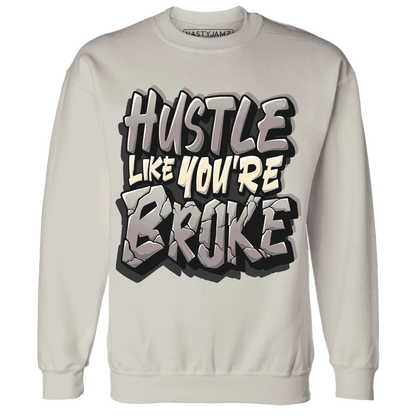 NastyJamz-Black-Violet-Ore-3s-Sweatshirt-Match-Hustle-Like-Broke