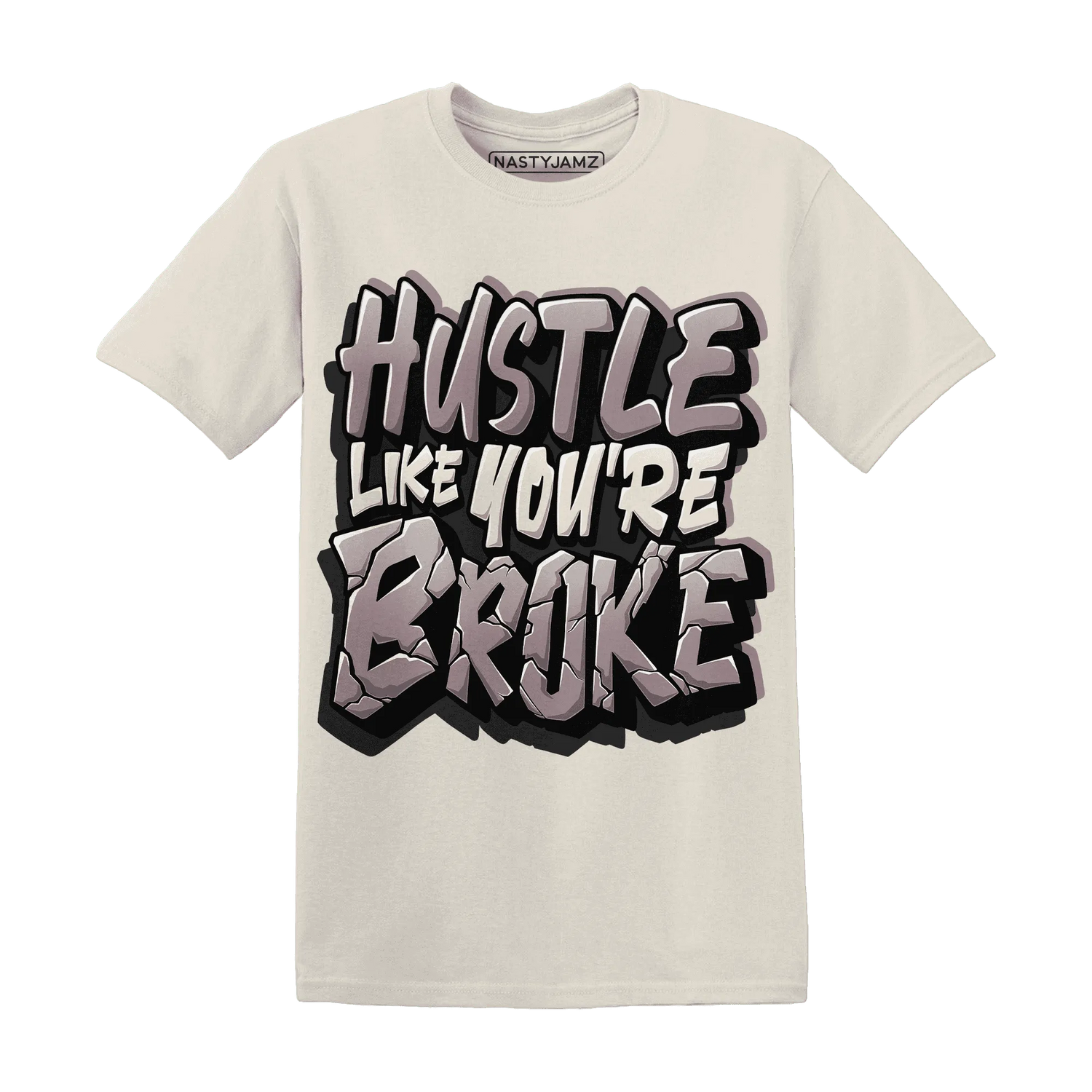 NastyJamz-Black-Violet-Ore-3s-T-Shirt-Match-Hustle-Like-Broke