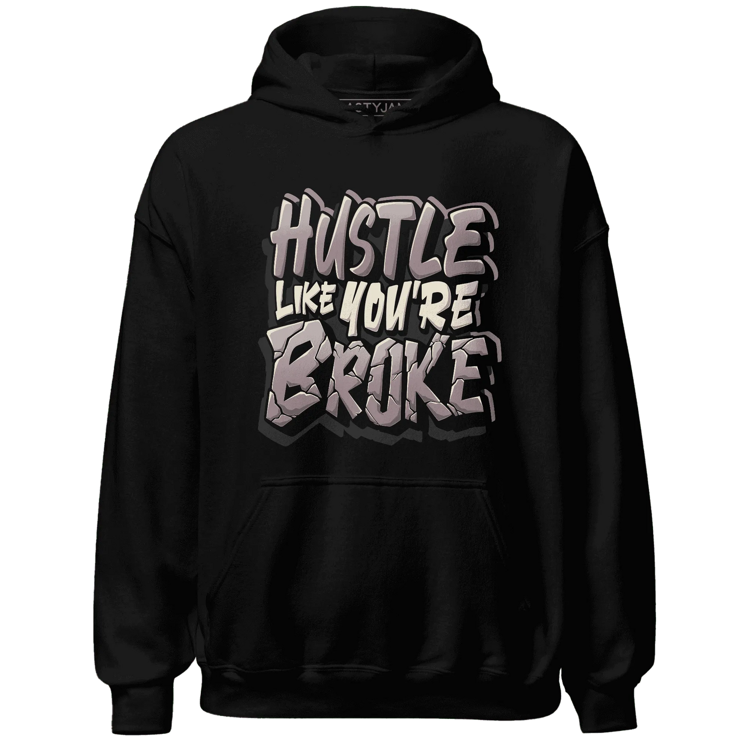 NastyJamz-Black-Violet-Ore-3s-Hoodie-Match-Hustle-Like-Broke