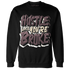 NastyJamz-Burgundy-Crush-3s-Sweatshirt-Match-Hustle-Like-Broke