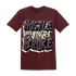 NastyJamz-Burgundy-Crush-3s-T-Shirt-Match-Hustle-Like-Broke