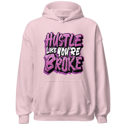 GS Hyper Violet 4s Hoodie Match Hustle Like Broke - NastyJamz