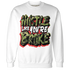 AM-90-Dark-Sage-Solar-Red-NastyJamz-Sweatshirt-Match-Hustle-Like-Broke