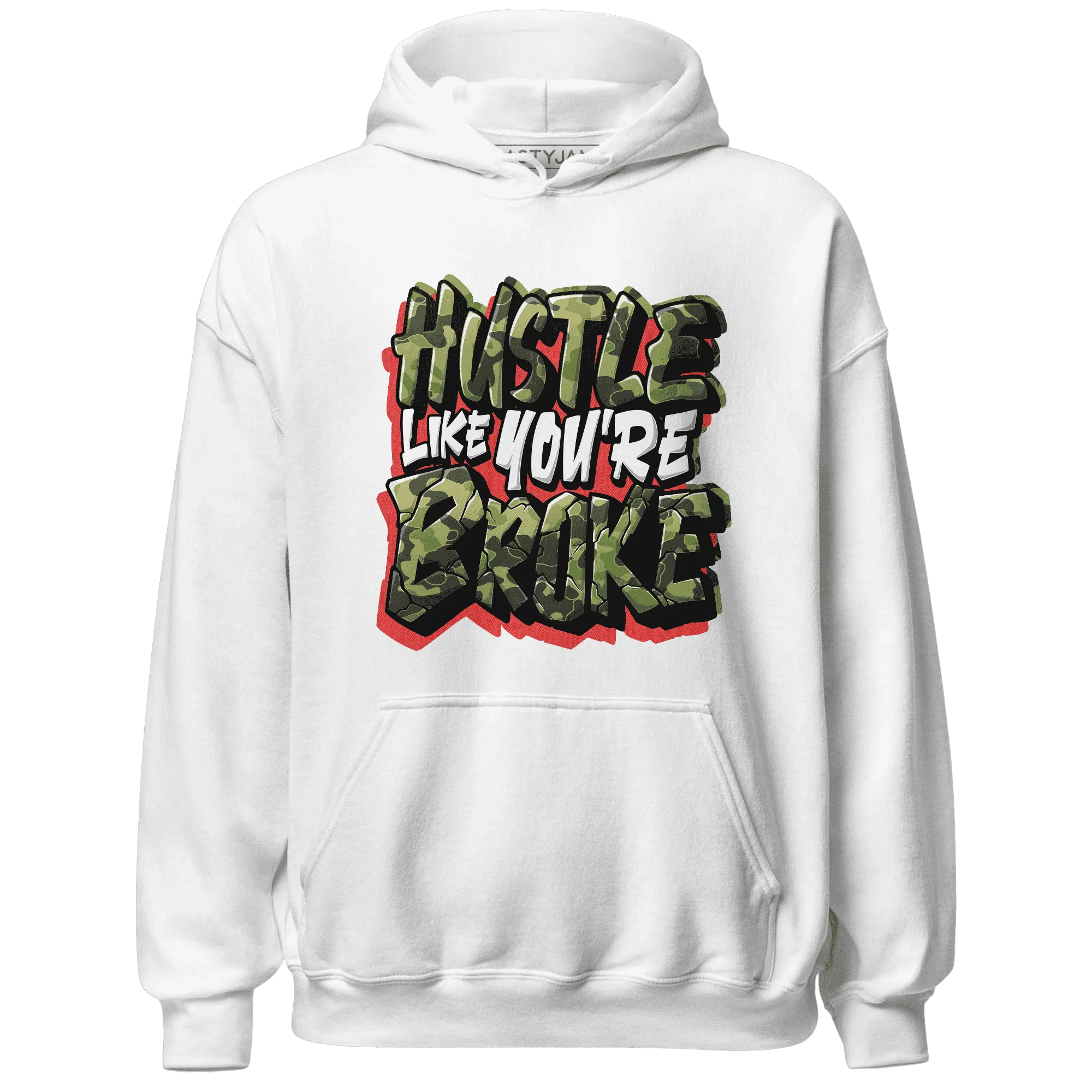 AM-90-Dark-Sage-Solar-Red-NastyJamz-Hoodie-Match-Hustle-Like-Broke