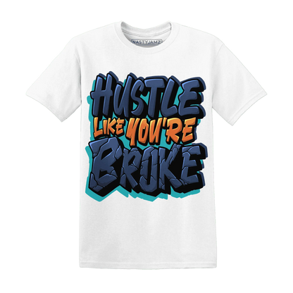 NastyJamz-AM-Plus-Drift-Midnight-Navy-Total-Orange-Dusty-Cactus-T-Shirt-Match-Hustle-Like-Broke