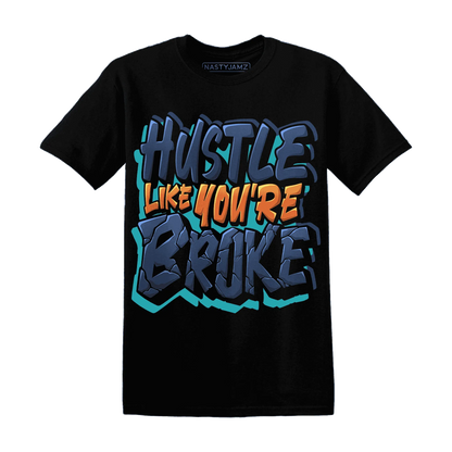 NastyJamz-AM-Plus-Drift-Midnight-Navy-Total-Orange-Dusty-Cactus-T-Shirt-Match-Hustle-Like-Broke