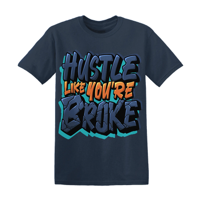 NastyJamz-AM-Plus-Drift-Midnight-Navy-Total-Orange-Dusty-Cactus-T-Shirt-Match-Hustle-Like-Broke