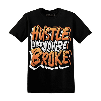 NastyJamz-AM-TW-White-Orange-T-Shirt-Match-Hustle-Like-Broke