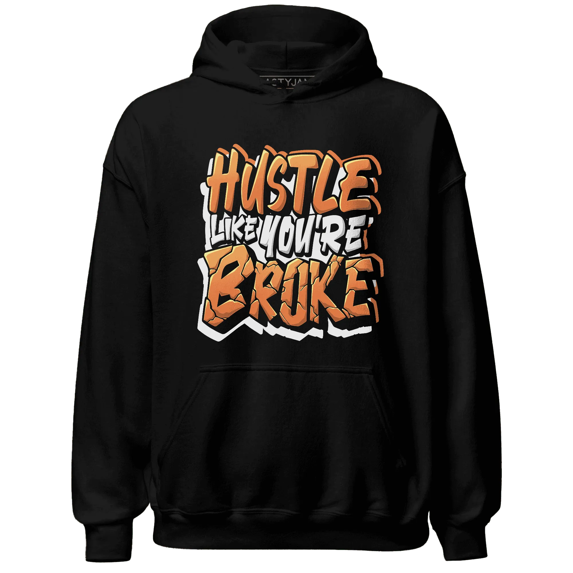 NastyJamz-AM-TW-White-Orange-Hoodie-Match-Hustle-Like-Broke