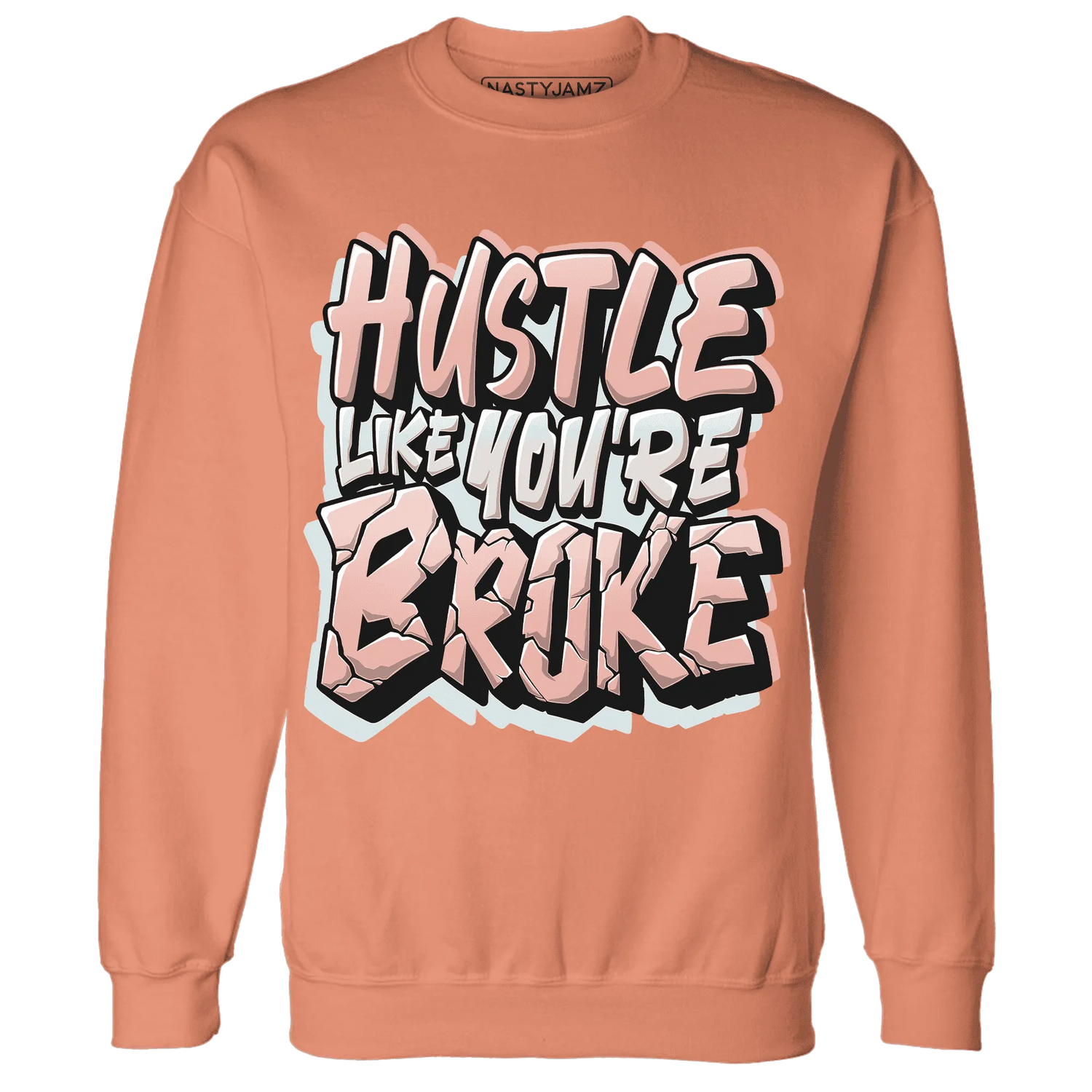 Dunk-Low-Glacier-Blue-Arctic-Orange-NastyJamz-Sweatshirt-Match-Hustle-Like-Broke