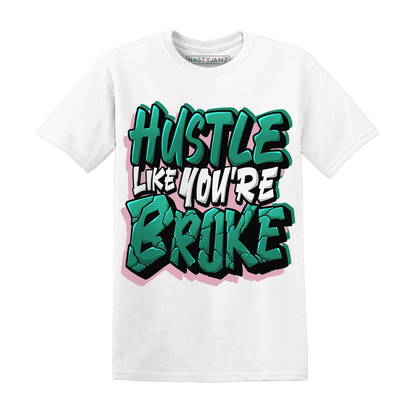 NastyJamz-Dunk-Pink-Malachite-Medium-Soft-Low-Sail-T-Shirt-Match-Hustle-Like-Broke