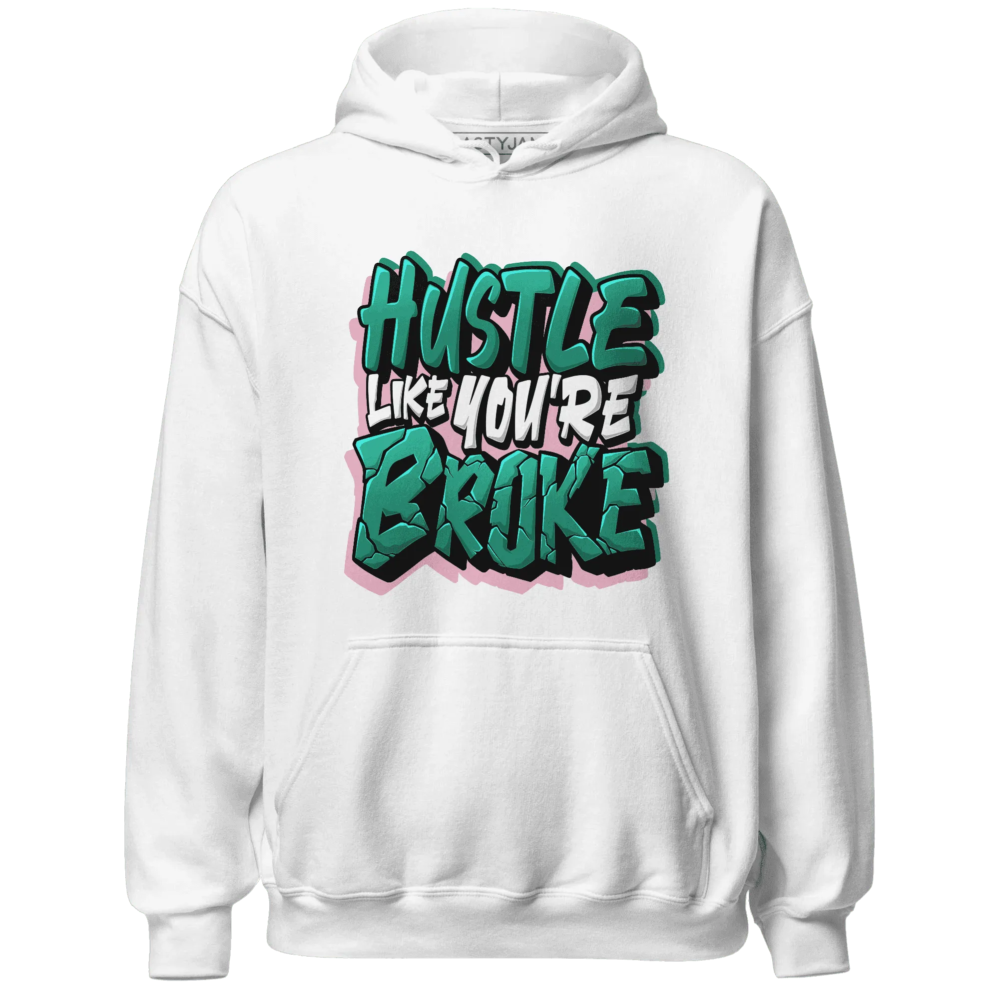 NastyJamz-Dunk-Pink-Malachite-Medium-Soft-Low-Sail-Hoodie-Match-Hustle-Like-Broke