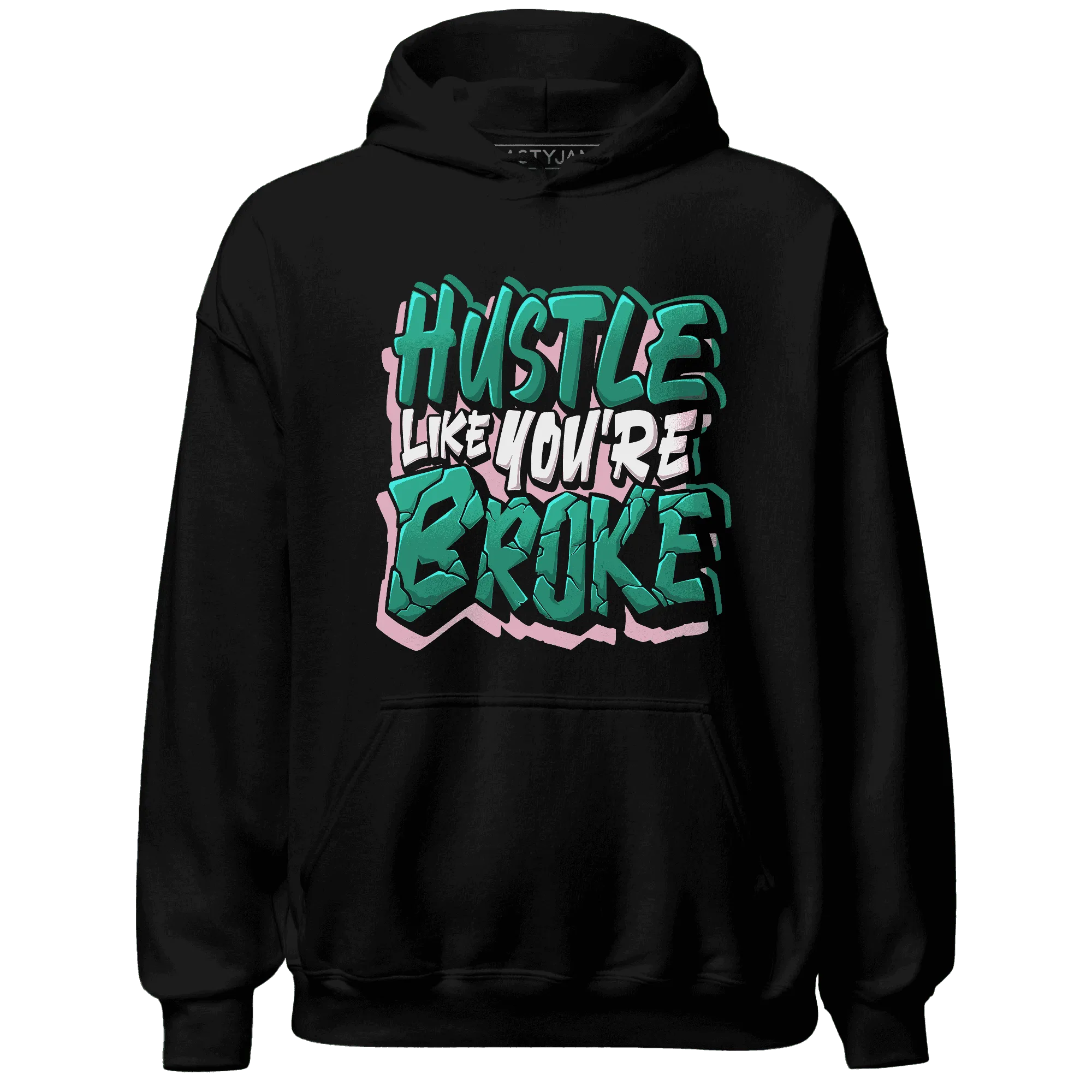 NastyJamz-Dunk-Pink-Malachite-Medium-Soft-Low-Sail-Hoodie-Match-Hustle-Like-Broke