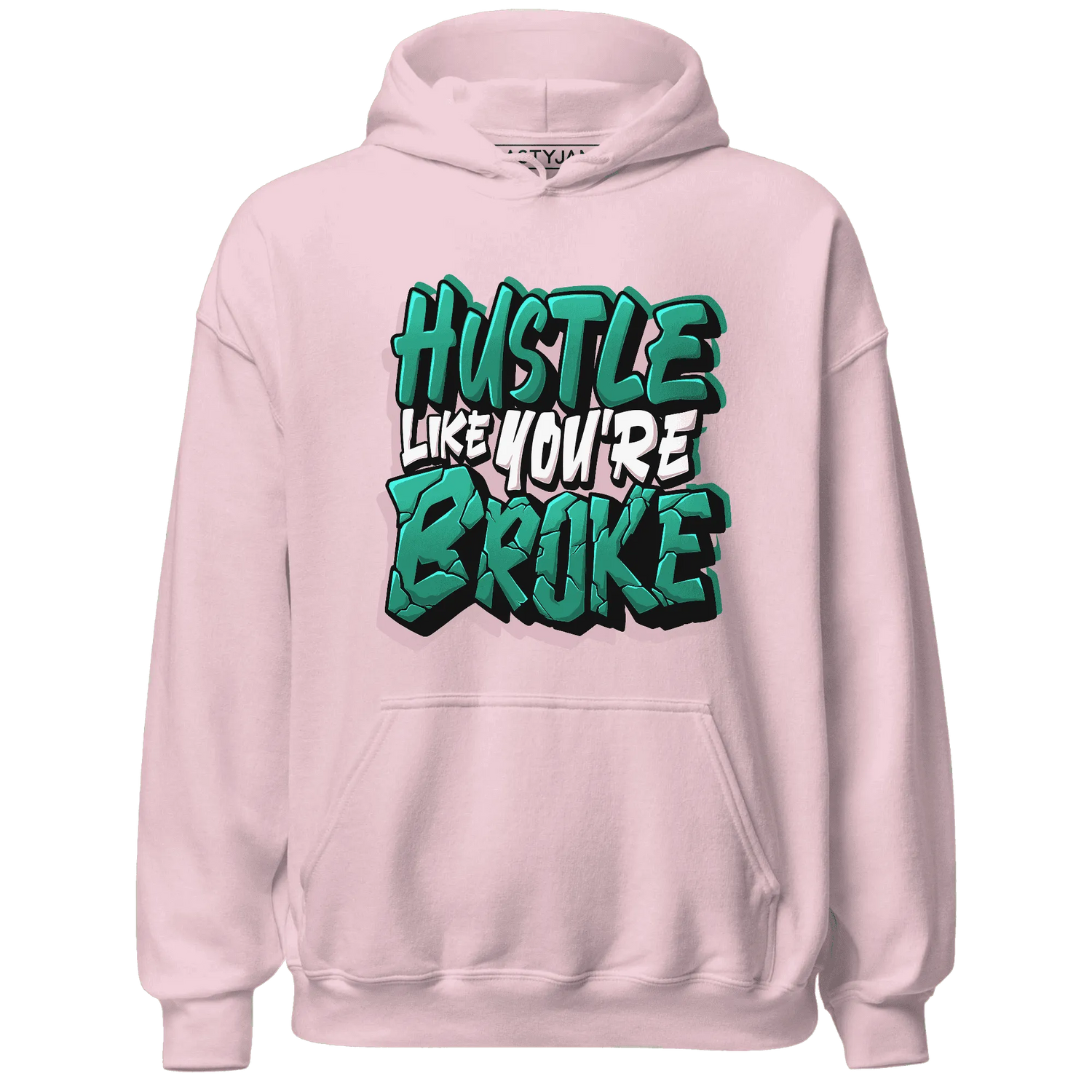 NastyJamz-Dunk-Pink-Malachite-Medium-Soft-Low-Sail-Hoodie-Match-Hustle-Like-Broke