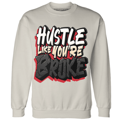 Jumman Jack University Red Sweatshirt Match Hustle Like Broke - NastyJamz