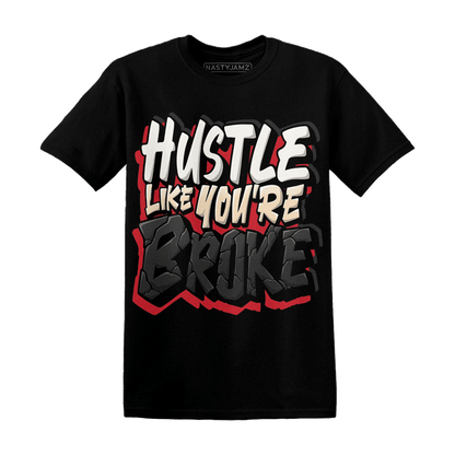 Jumman Jack University Red T Shirt Hustle Like Broke - NastyJamz
