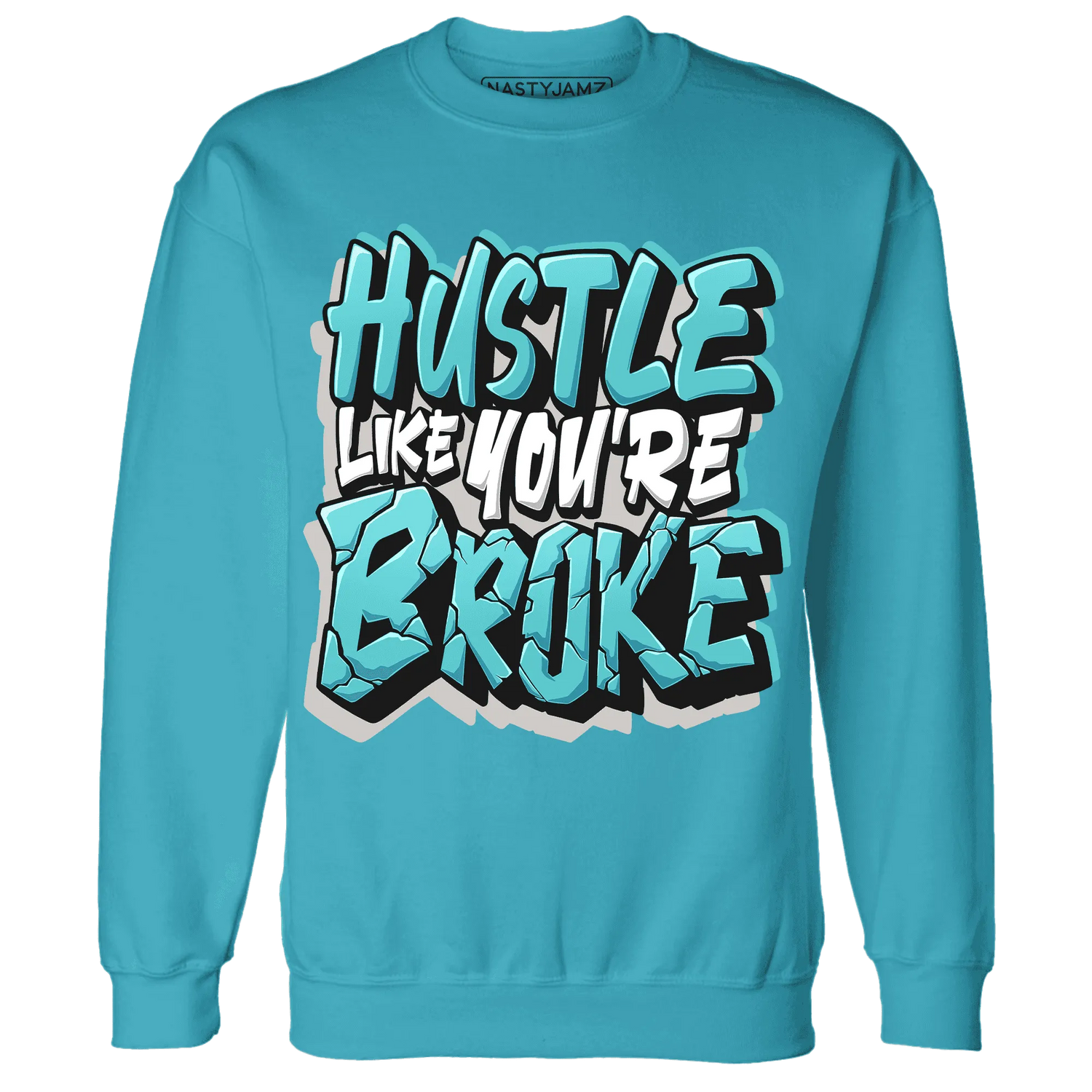 NastyJamz-NBL-Cyan-Burst-9060-Sweatshirt-Match-Hustle-Like-Broke