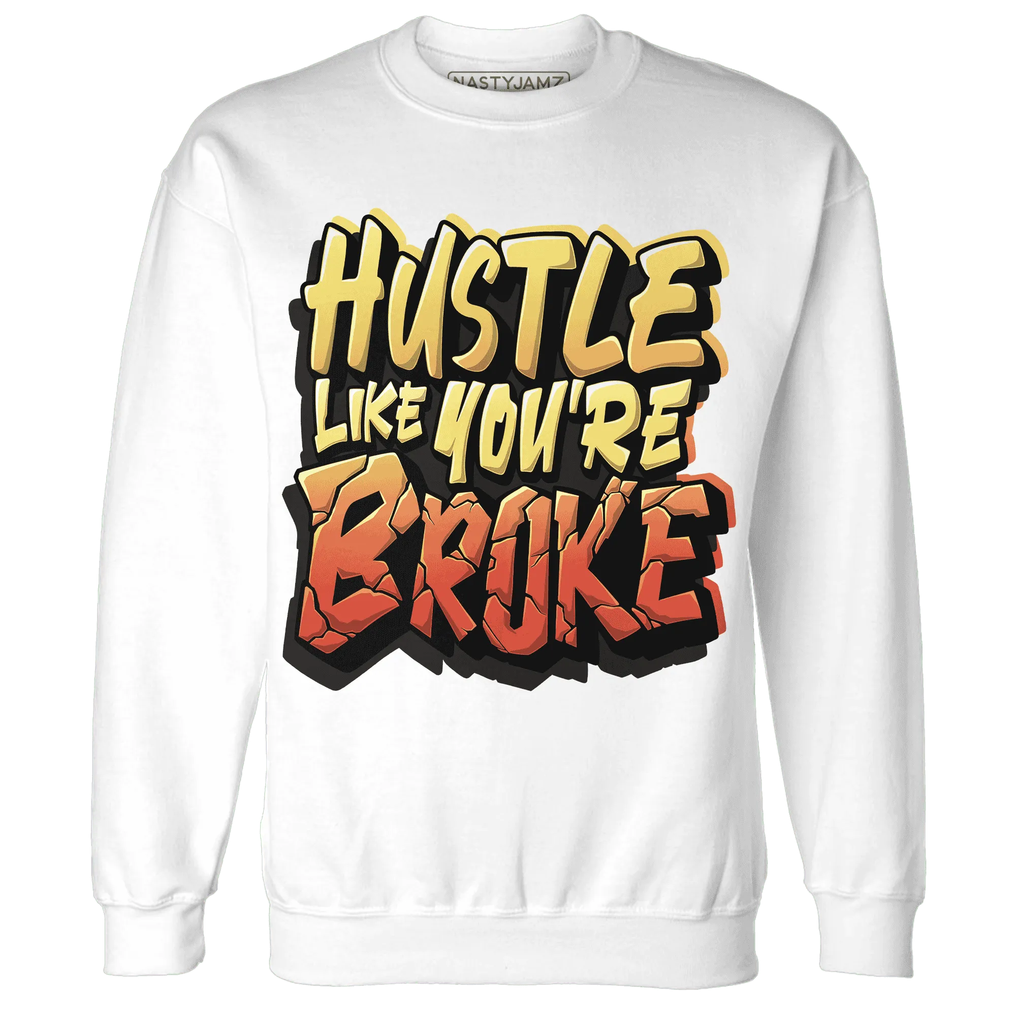 NastyJamz-VaporMax-Crimson-Total-Orange-Plus-Sweatshirt-Match-Hustle-Like-Broke