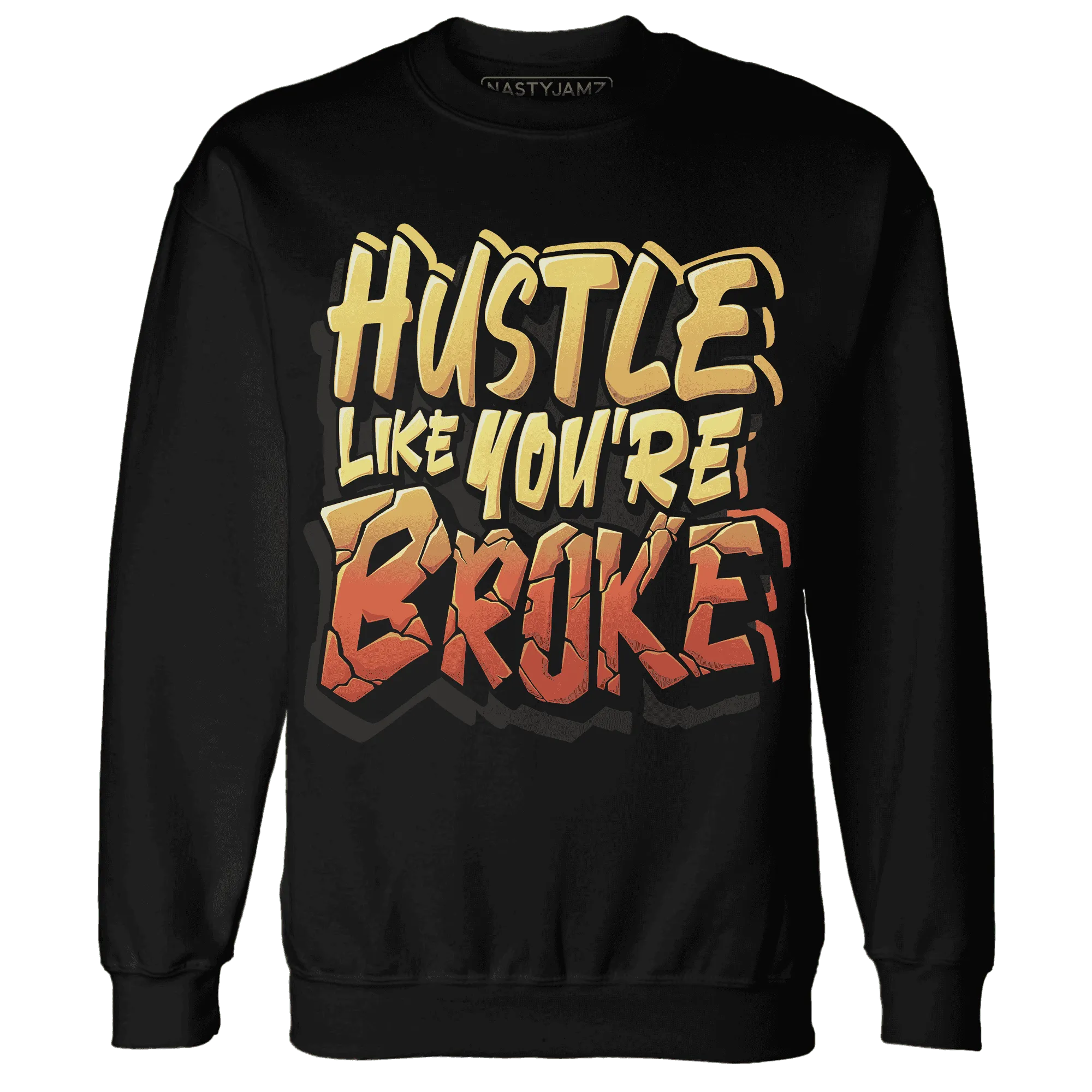 NastyJamz-VaporMax-Crimson-Total-Orange-Plus-Sweatshirt-Match-Hustle-Like-Broke