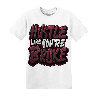 NastyJamz-VaporMax-Night-Maron-Burgundy-T-Shirt-Match-Hustle-Like-Broke