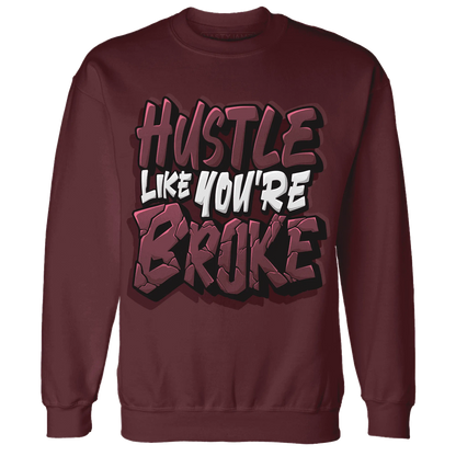 NastyJamz-VaporMax-Night-Maron-Burgundy-Sweatshirt-Match-Hustle-Like-Broke