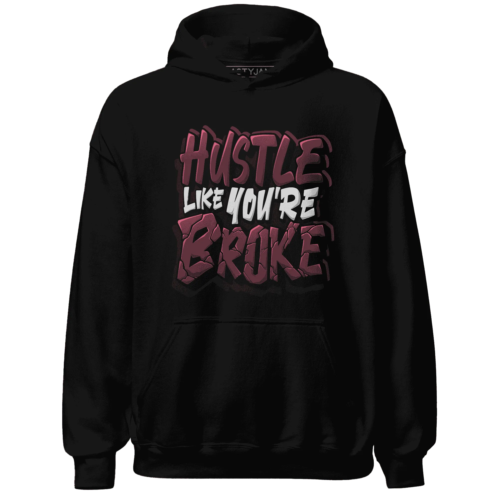 NastyJamz-VaporMax-Night-Maron-Burgundy-Hoodie-Match-Hustle-Like-Broke