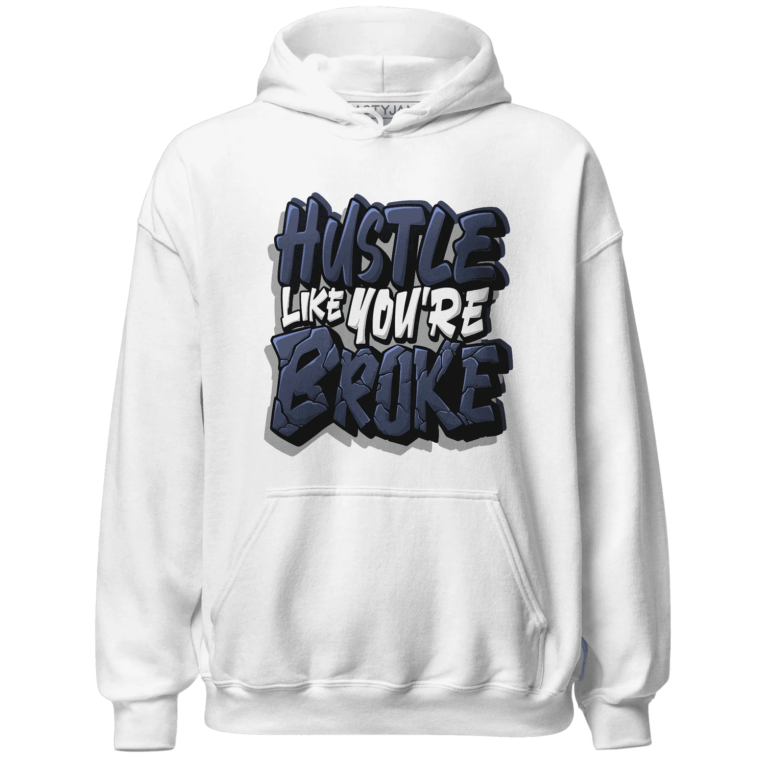 VaporMax-Plus-Midnight-Navy-White-Metallic-Silver-NastyJamz-Hoodie-Match-Hustle-Like-Broke