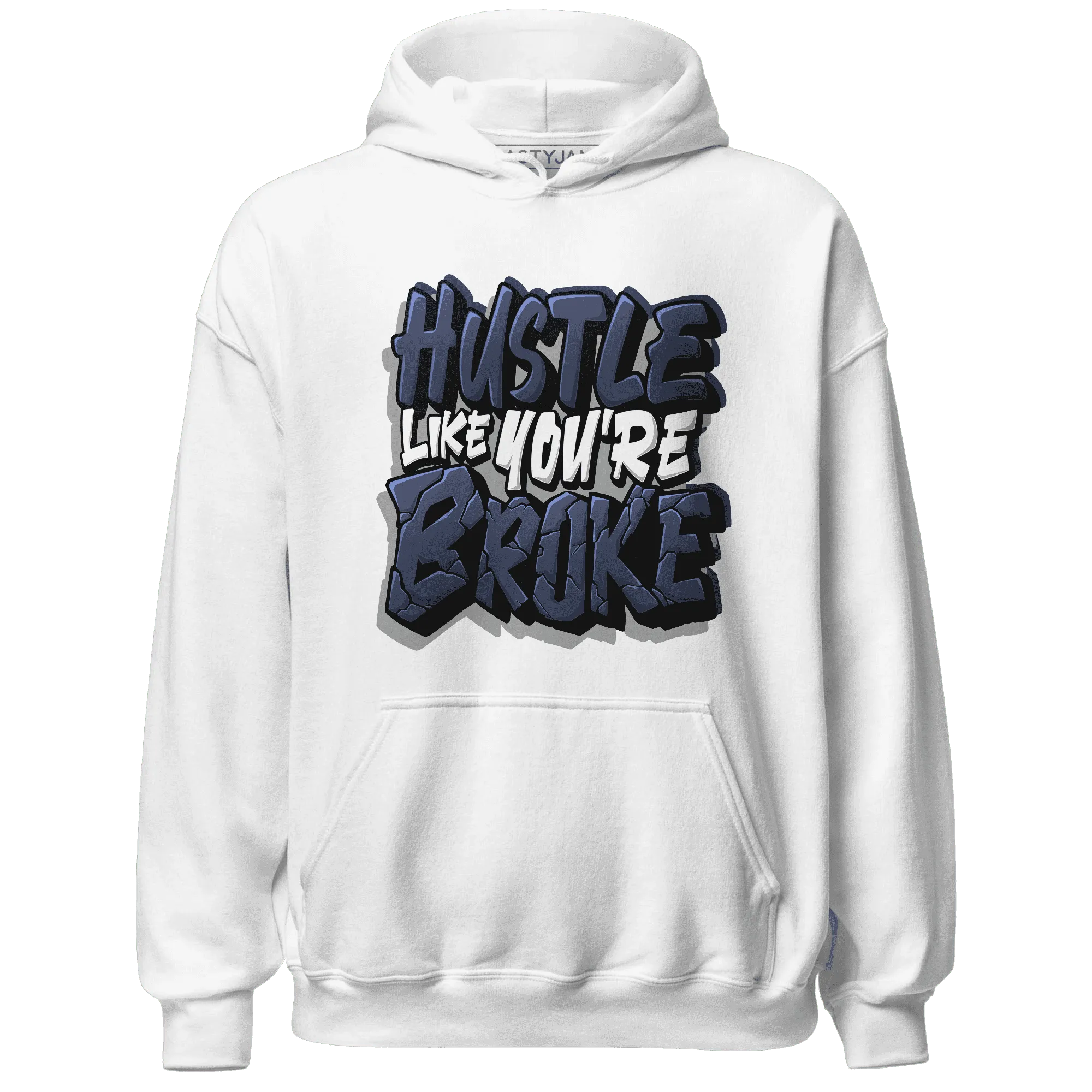 VaporMax-Plus-Midnight-Navy-White-Metallic-Silver-NastyJamz-Hoodie-Match-Hustle-Like-Broke