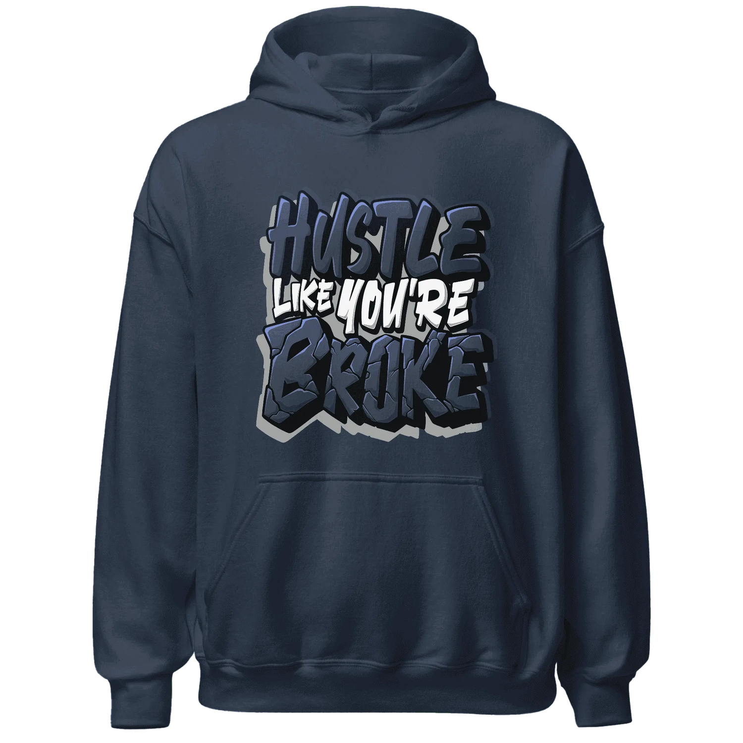 VaporMax-Plus-Midnight-Navy-White-Metallic-Silver-NastyJamz-Hoodie-Match-Hustle-Like-Broke
