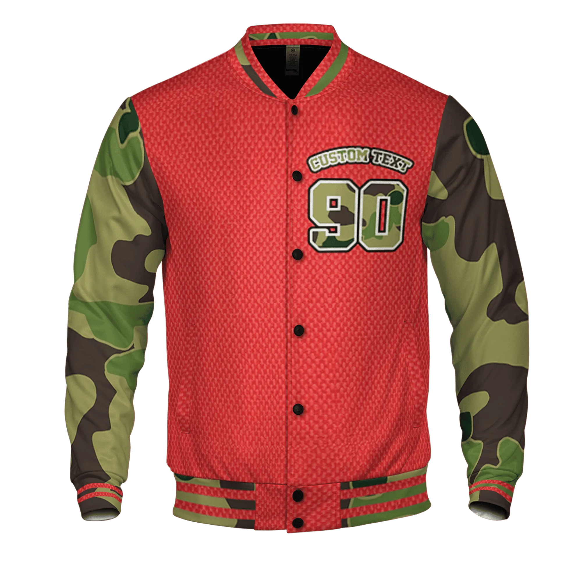 AM-90-Dark-Sage-Solar-Red-NastyJamz-Varsity-Match-Hustle-Like-Broke