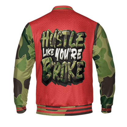 AM-90-Dark-Sage-Solar-Red-NastyJamz-Varsity-Match-Hustle-Like-Broke