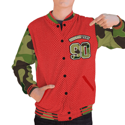 AM-90-Dark-Sage-Solar-Red-NastyJamz-Varsity-Match-Hustle-Like-Broke