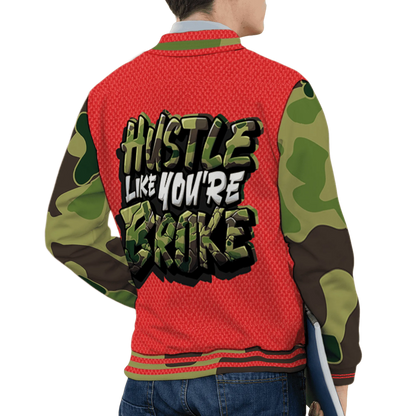 AM-90-Dark-Sage-Solar-Red-NastyJamz-Varsity-Match-Hustle-Like-Broke