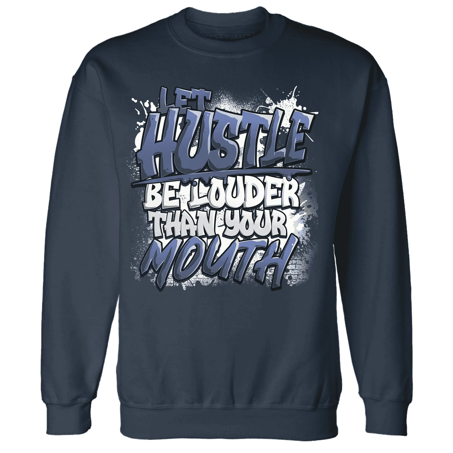 NastyJamz-Low-Diffused-Blue-11s-Sweatshirt-Match-Hustle-Louder