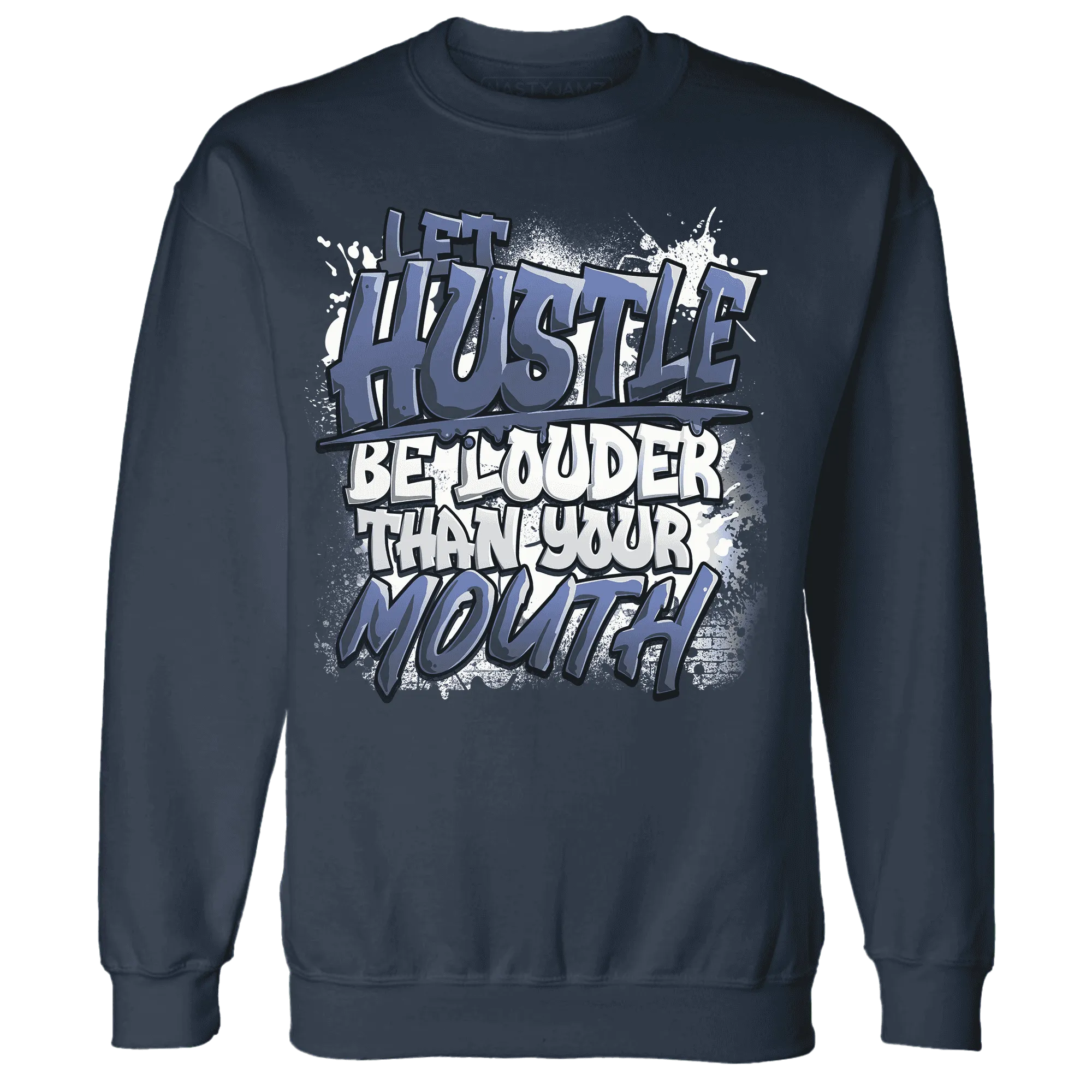 NastyJamz-Low-Diffused-Blue-11s-Sweatshirt-Match-Hustle-Louder