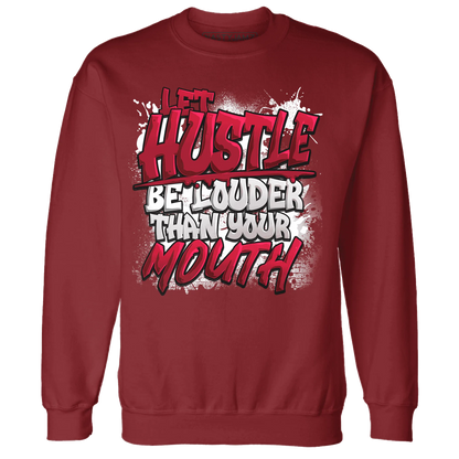 NastyJamz-Retro-Red-Taxi-12s-Sweatshirt-Match-Hustle-Louder