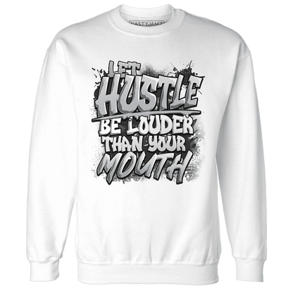 NastyJamz-Wolf-Grey-12s-Sweatshirt-Match-Hustle-Louder