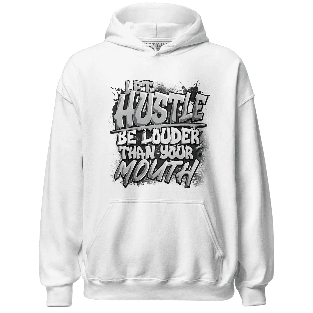 NastyJamz-Wolf-Grey-12s-Hoodie-Match-Hustle-Louder