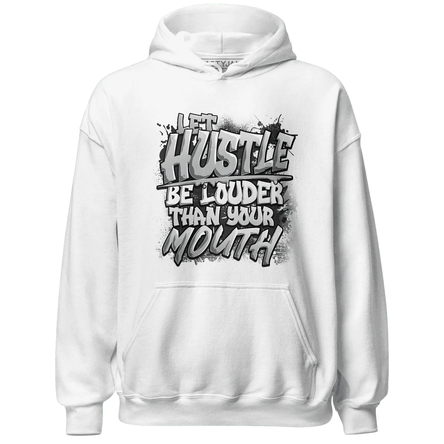 NastyJamz-Wolf-Grey-12s-Hoodie-Match-Hustle-Louder