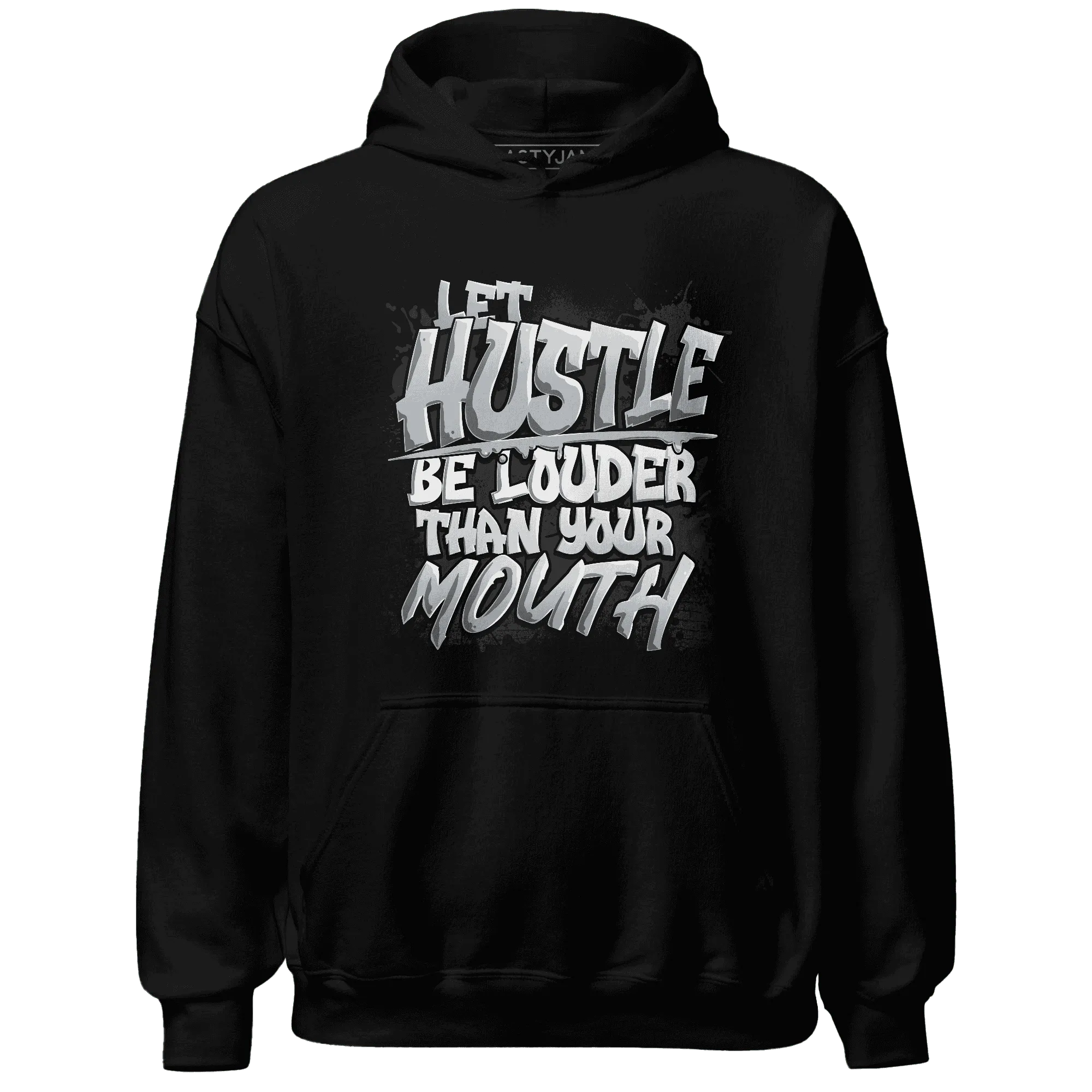 NastyJamz-Wolf-Grey-12s-Hoodie-Match-Hustle-Louder