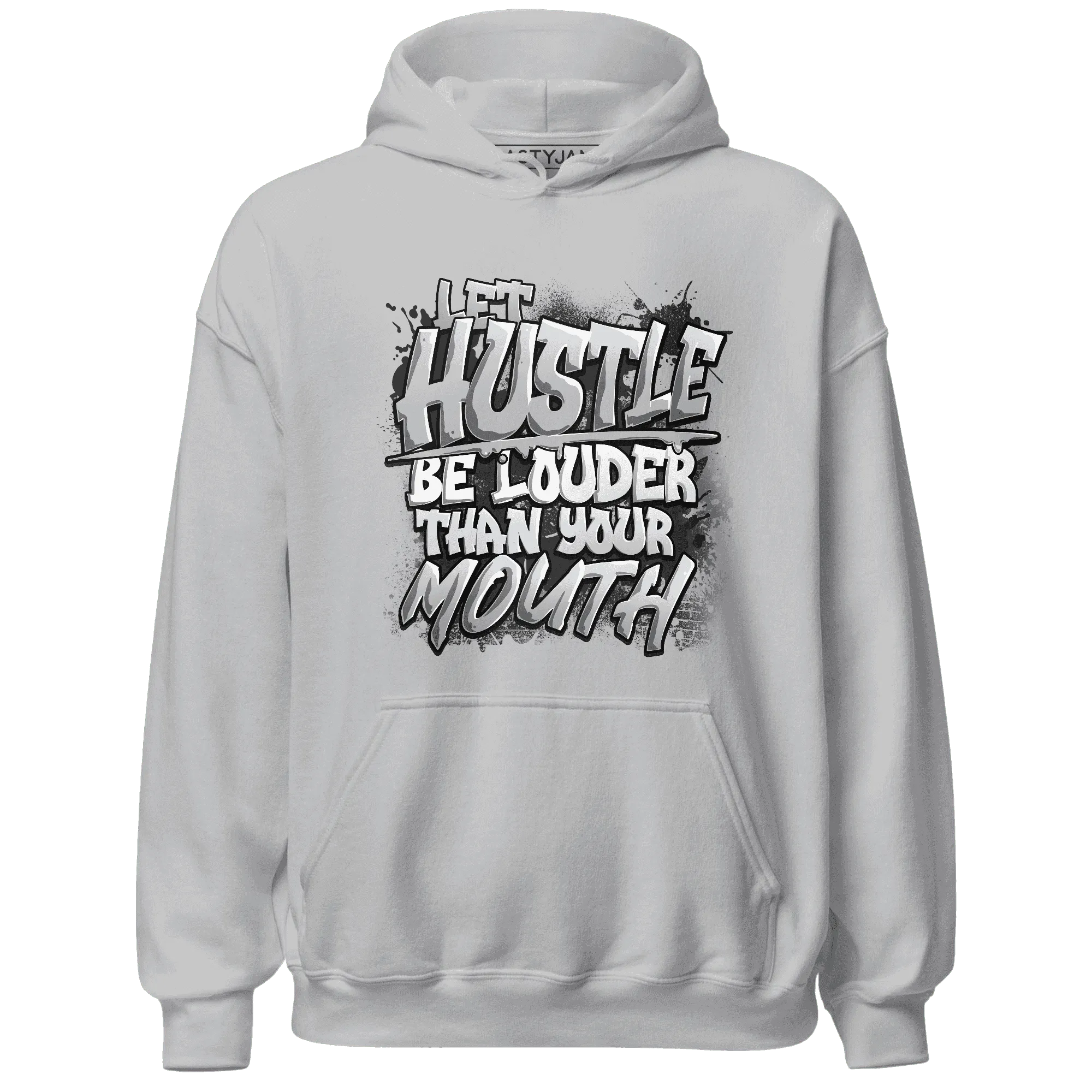 NastyJamz-Wolf-Grey-12s-Hoodie-Match-Hustle-Louder