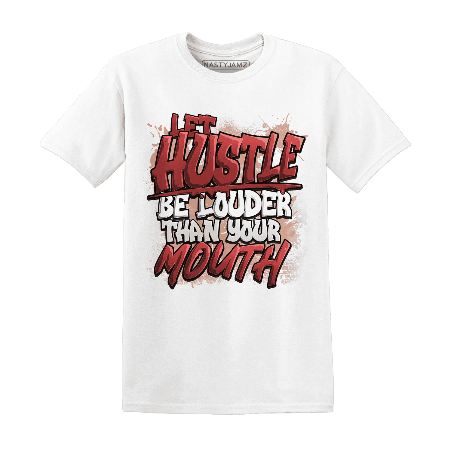 NastyJamz-Dune-Red-13s-T-Shirt-Match-Hustle-Louder