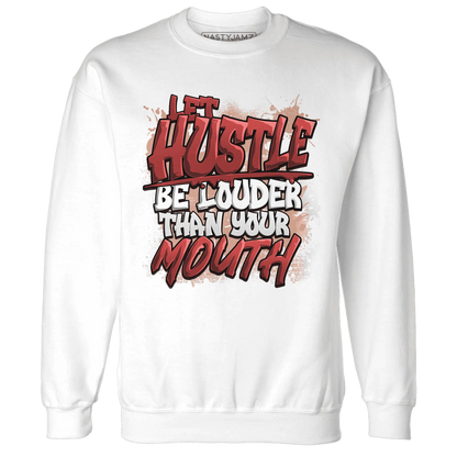 NastyJamz-Dune-Red-13s-Sweatshirt-Match-Hustle-Louder