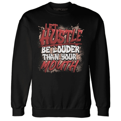 NastyJamz-Dune-Red-13s-Sweatshirt-Match-Hustle-Louder